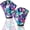 Large, variant on Colorful Swimming Gloves Women Water Aerobics Glove Water Aerobics Equipment for Men Women,Webbed Gloves Aquatic Fitness Water Resistance Diving Gloves Unisex Poll Training Exercise
