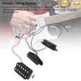 thumbnail image 3 of Set de recolección de guitarra, recolección de guitarra de humbucker cableado -versátil de Estilo abierto con caparazón para el rendimiento del escenario, 3 of 7