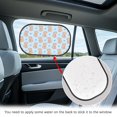 thumbnail image 3 of KUIFORTI Cute Capybara Car Window Shades for Baby Sun Shade for Car Window for Kids, 20.47"x12.59" Automotive Sun Protection Baby from UV and Sun Glar, 3 of 8