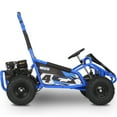 thumbnail image 2 of MotoTec Mud Kids Gas Powered 98cc Go Kart Full Suspension, Blue, 2 of 6