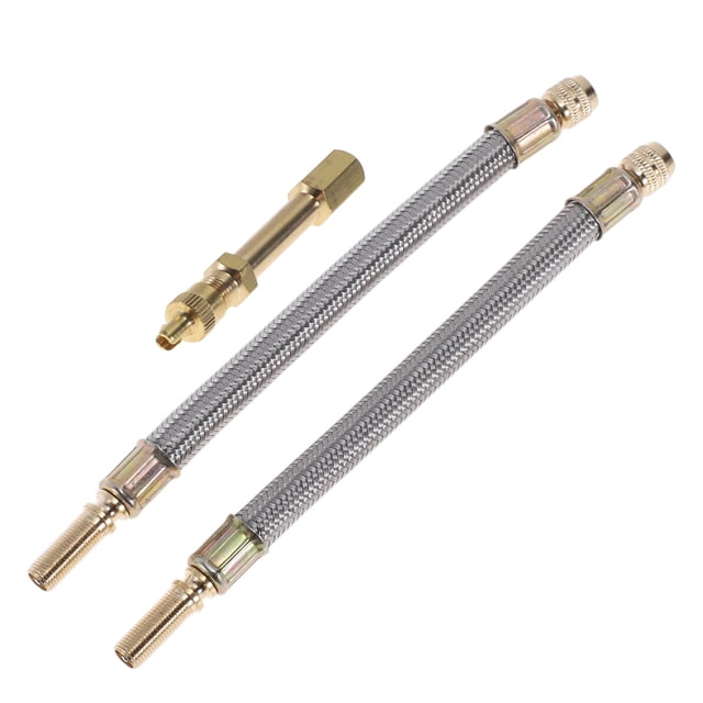 Extensión de válvula de neumático de cobre de 180 grados de 180 mm para automóvil, motocicleta, RV, camión y bicicleta