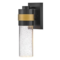 82040BK-LL Lark Albie - 7W 1 LED Outdoor Small Wall Mount Lantern-12.75 Inch Tall and 4.75 Inch Wide