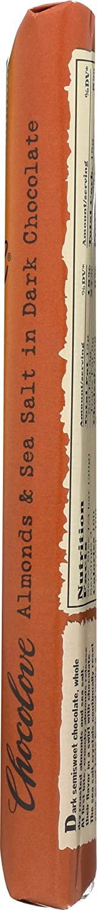 Chocolove Almonds & Sea Salt in Dark Chocolate Bar 3.2 oz Pack of 3