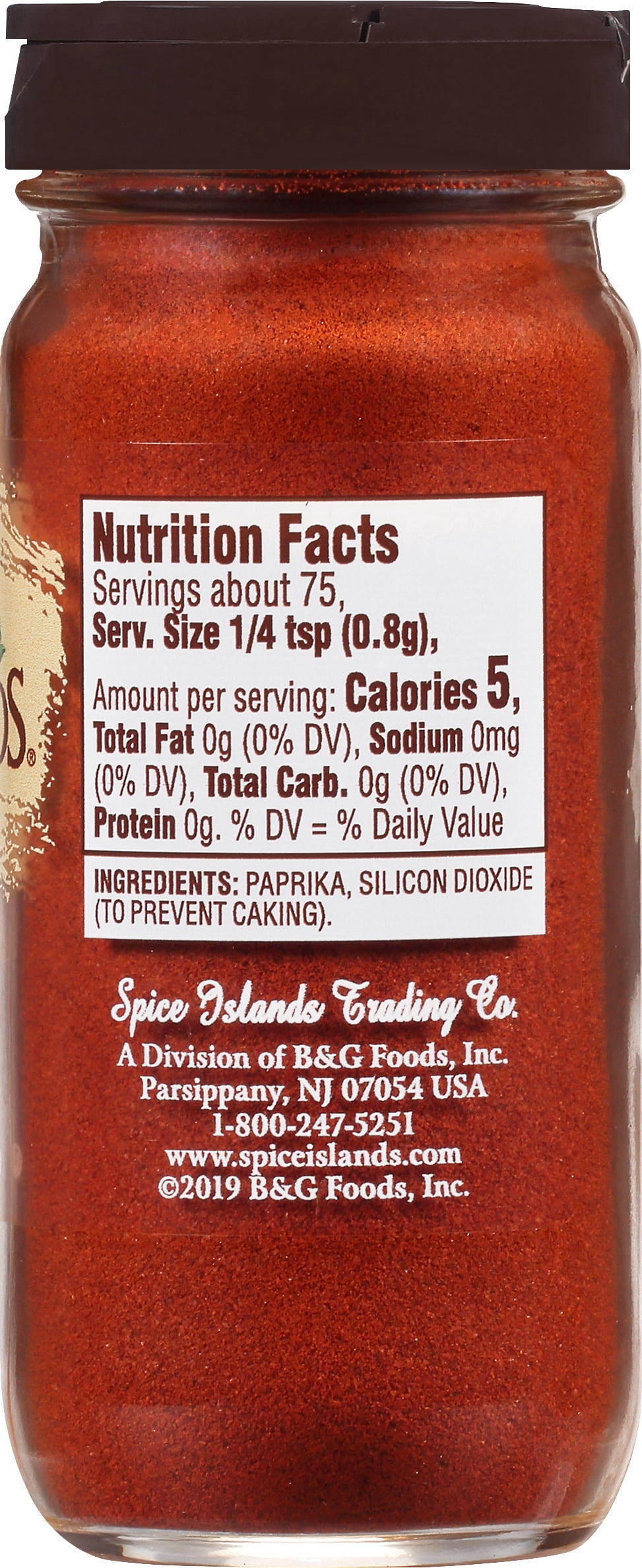 (3 pack) Spice Islands Paprika, Kosher, 2.1 oz