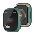 thumbnail image 4 of HEVIRGO Screen Protector Impact Resistant Ultra Thin Tempered Glass Film Clear Smart Watch PC Hard Case for iWatch 7 41mm/45mm, 4 of 10