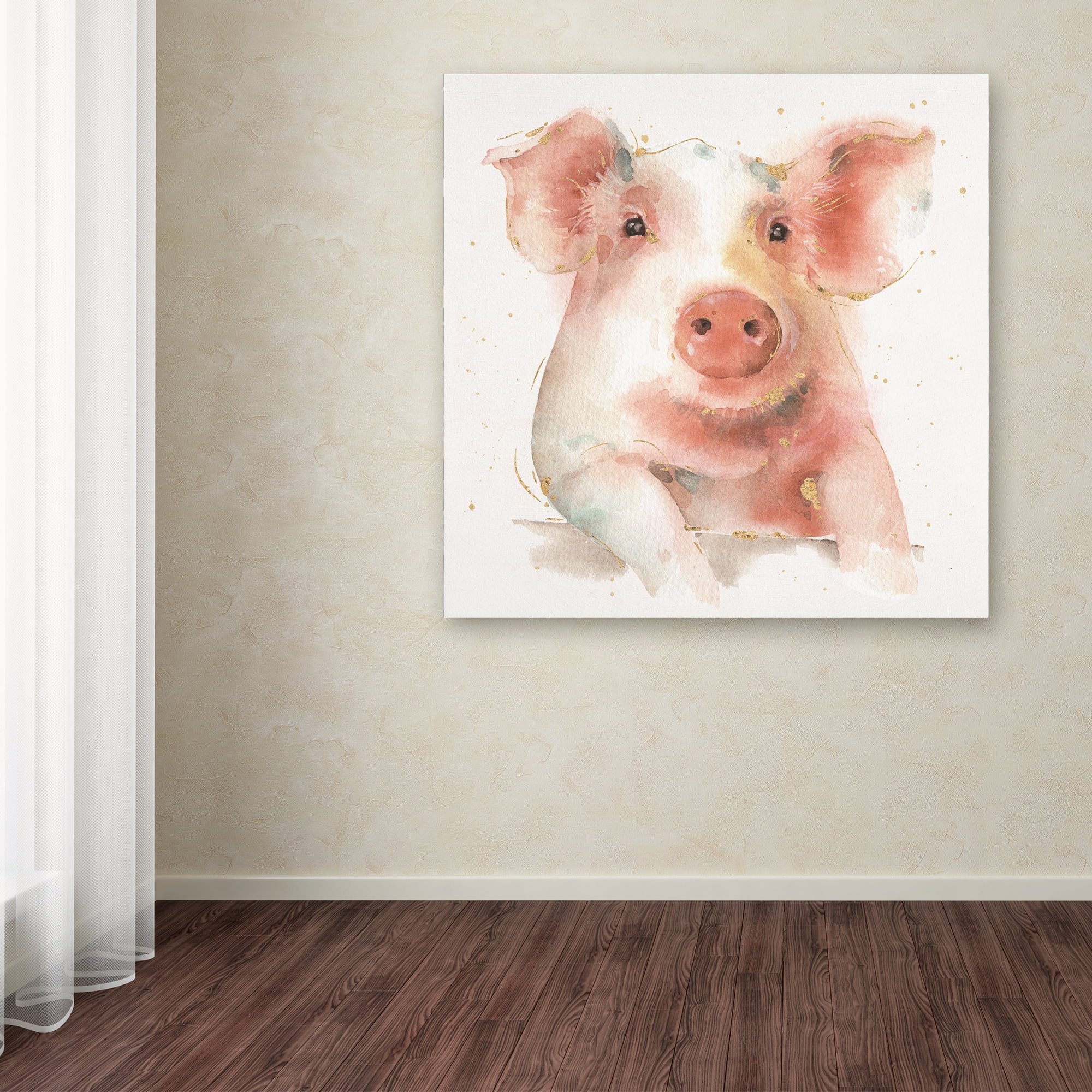 Trademark Fine Art 'Farm Friends III' Canvas Art by Lisa Audit