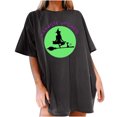 thumbnail image 1 of Camiseta de mujer Camisetas de Halloween Camiseta divertida de manga corta Camiseta estampada Tops Blusa Regalo para mujer Fridja zx1585, 1 of 9