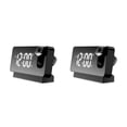 thumbnail image 4 of Advancent Reloj despertador de proyección, termómetro electrónico portátil, alimentado por USB, multimodos, reducción de ruido, relojes de aprendizaje Type1 NO1 Advancent CBP210401, 4 of 6