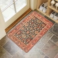 thumbnail image 4 of Bohemian Farmhouse Orange Vintage Welcome Doormat for Indoor/Outdoor Entrance Bohemian Farmhouse Orange Vintage Decoration Door Mat Kitchen Door Mat Bedroom Doormat 17x30 Inch, 4 of 6