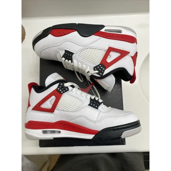 Nike Nike Air Jordan IV 4 Retro Red Cement White DH6927-161 Men's
