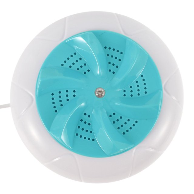 Ultrasonic Turbo Washer Mini Turbo Washing Machine Portable Water Droplet Vortex Washer for Home Travel Clothes Suitable for Washing Towels Underwear Socks