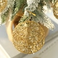 thumbnail image 4 of Christmas Tree Decoration Golden Ball Hanging Decor Christmas Ball for Holiday and Party Decor Ball, 4 of 5