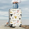 thumbnail image 4 of Wukai Geometric Triangle Elastic Luggage Cover: Personalized Protection for Your Suitcase - Fits 19~29-inch, Washable & Durable Travel Companion-X-Large, 4 of 8