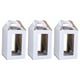 thumbnail image 1 of Bewildely 3 pack/lote caja de cartón duradera y ligera para embalaje de negocios caja de embalaje para negocios Herramientas y accesorios para hornear 3 piezas + 12 x 12 x 14 pulgadas., 1 of 6