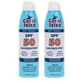 thumbnail image 1 of Protector solar en aerosol Coral Isles SPF 50, resistente al agua, 177 ml x 2, 1 of 7