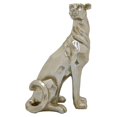 thumbnail image 1 of Plutus Brands PBTH92195 Décoration Léopard en Argent - Résine, 1 of 1