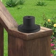thumbnail image 7 of Beaumont Lane Contemporary Brass Black Outdoor Pier Mount Adapter, 7 of 7
