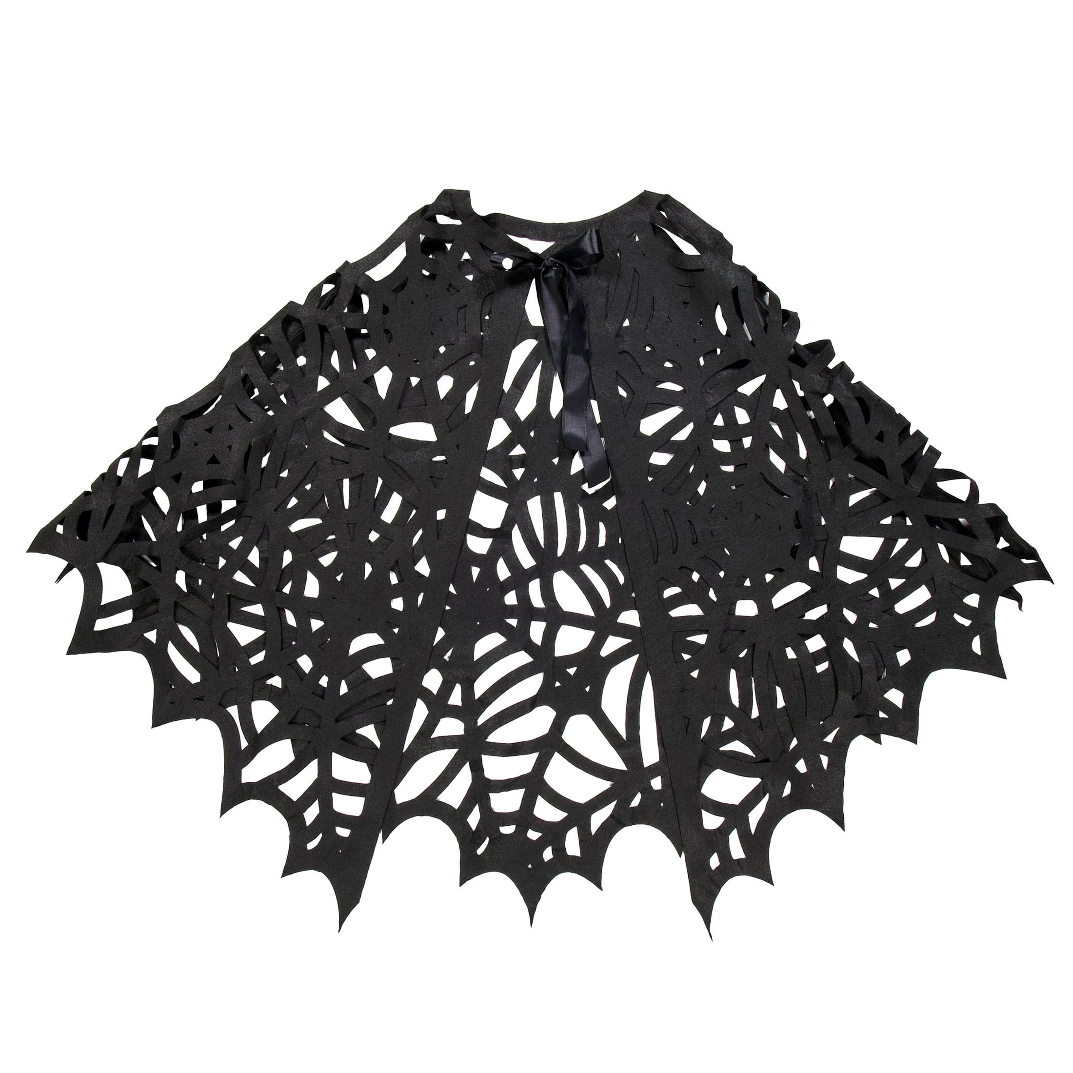 Spider Web Cape Costume Accessory for Adults, Black, One Size, Halloween by Way To Celebrate