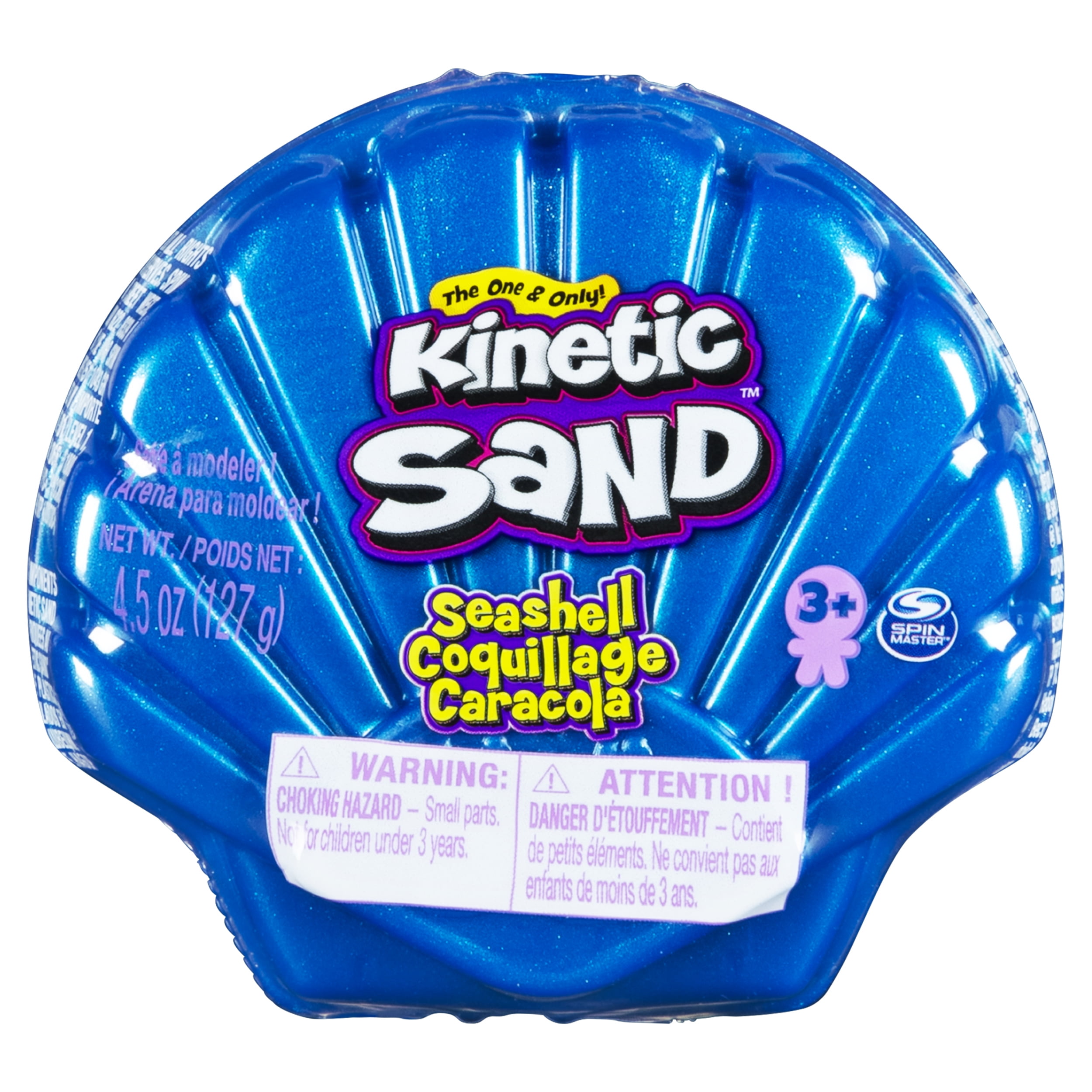 Sand, Seashell Container with 4.5oz Neon and Beach Sand