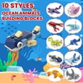 thumbnail image 3 of Celltestria 30 piezas de juguetes de construcción de animales marinos para San Valentín, 3 of 7