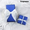thumbnail image 3 of Tripumer Metallic Wrapping Paper Solid Color Packaging Paper 17 inch X 32.8 Ft Matte Wrapping Paper Gift Wrapping Paper for Wedding Birthday Christmas Blue, 3 of 6