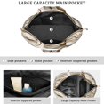 thumbnail image 3 of 22 Inch Oversized Travel Bag Lightweight Canvas Weekender Duffel with Multi Pockets, Animal Print, 3 of 5