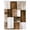 brown, variant on Brown Geometric Waterproof Fabric Shower Curtain,Vintage Oil Painting Contemporary Waterproof Fabric Shower Curtain for Bathroom Curtains Bathtubs Hotel Shower Curtains with 12 Hooks Extra Long 72x96