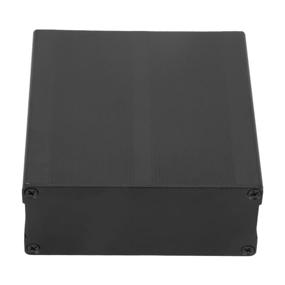 Printed Circuit Board Instrument Box,Matte Black Aluminum Printed Aluminum Printed Circuit Board Instrument Box Electronic Project Case Reliable and Durable