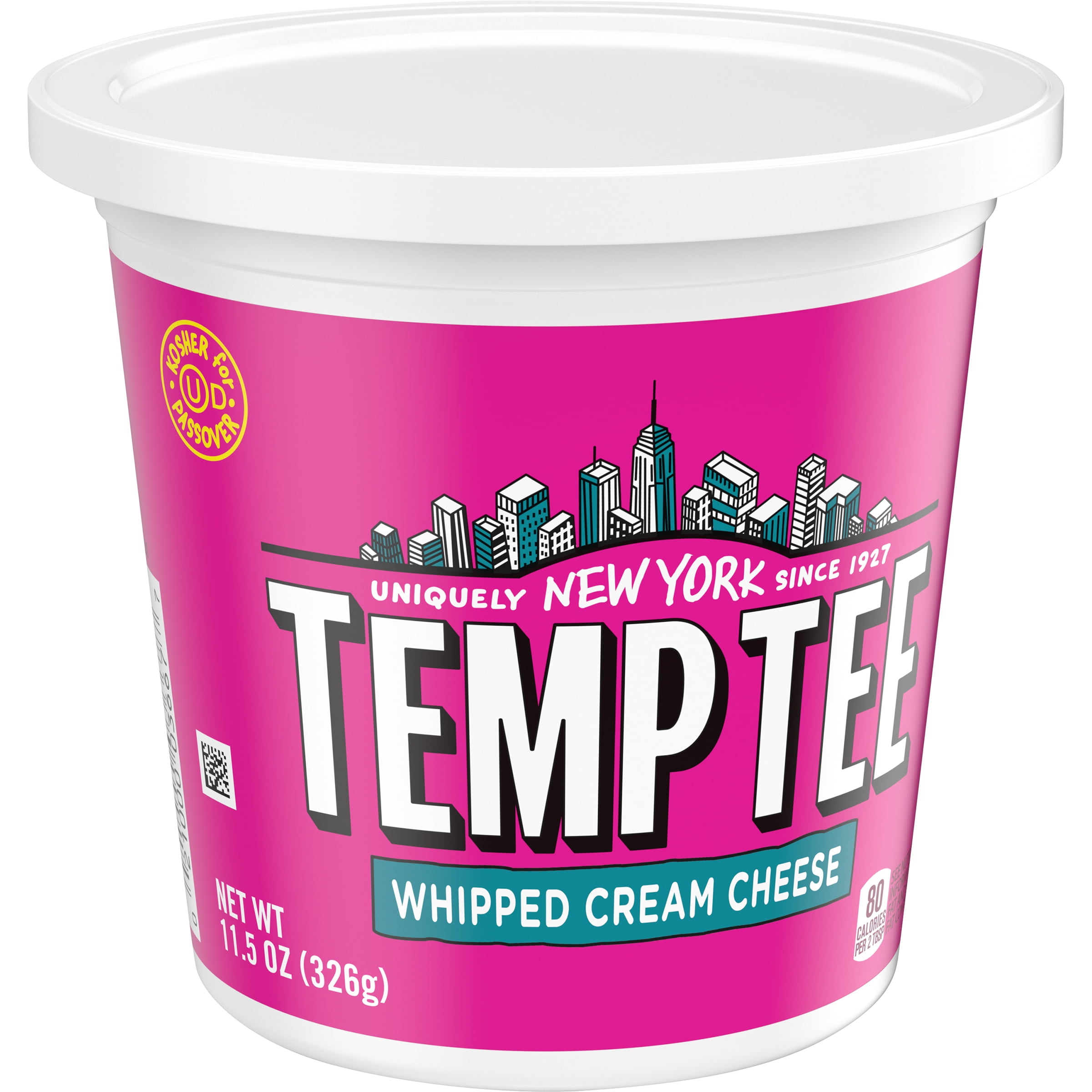 Breakstone's Temp Tee Whipped Cream Cheese 11.5 oz Tub