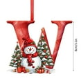 thumbnail image 2 of Nkmbld Christmas 26 Letters Decorations, Christmas Letters Ornaments A to Z Ornament Letters Decorative Hanging Xmas Alphabet Letters for Christmas Tree, 2 of 8