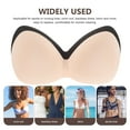 thumbnail image 4 of PENIKOKO 4Pcs Cushion Accessory Integrated Design Latex Cotton Black Prevent Embarrassing Situations Women Swim Suit, 4 of 7
