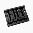thumbnail image 3 of Leo Quan Badass II 4-String Bass Bridge, Grooved Saddles Black, 3 of 11