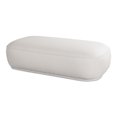 thumbnail image 3 of Moe's Home Collection Marion Ottoman Fabric White, 3 of 8