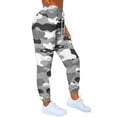 thumbnail image 6 of SnnmBlm Women's Camouflage Cargo Jogger Sweatpants - Cotton - for Travel, and Everyday Wear Gray M, 6 of 7