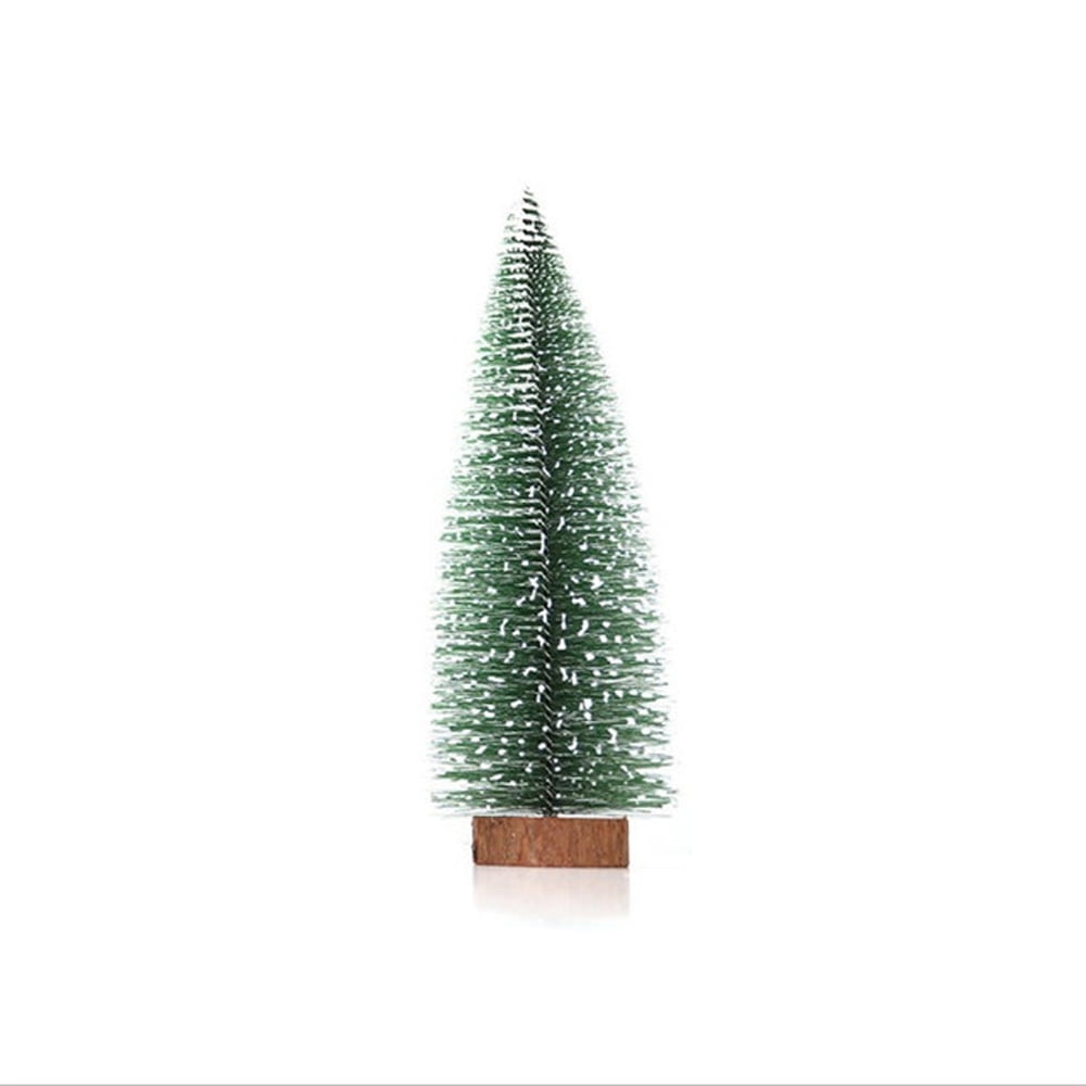 25cm Christmas Tree New Year's Pine Tree mesh Desktop Mini Christmas Decor 
