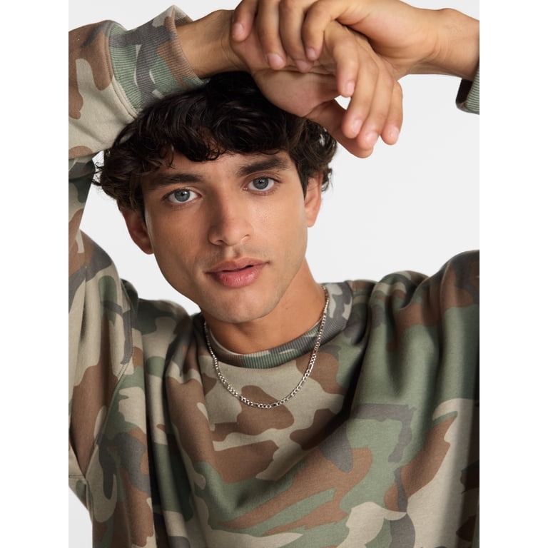 No Boundaries Men's Crewneck Fleece Sweatshirt photo 4