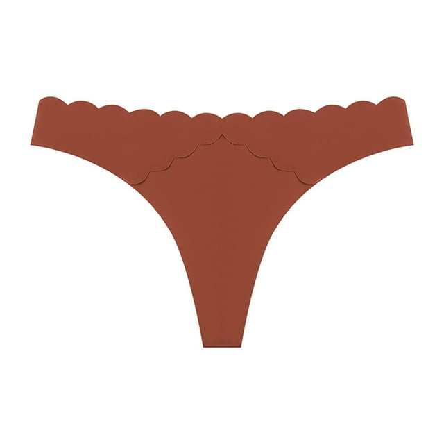 Rbaofujie Culotte String Taille Basse Transparente Aguichant Mode Femme String Sans Couture
