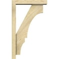 thumbnail image 3 of Ekena Millwork 4"W x 18"D x 30"H Balboa Block Rough Sawn Bracket w/ Offset Brace, Douglas Fir, 3 of 25