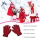 thumbnail image 4 of Sonducket 1 par de guantes para niños Exquisitos guantes para mantener el calor para niños Práctico accesorio de ropa simple con color sólido para ropa guantes y mitones Vino rojo Sonducket AP009501-07B, 4 of 6