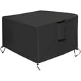 thumbnail image 2 of Housse de Table de Foyer à Gaz Carrée - Imperméable Coupe-Vent Anti-UV Robuste pour Meubles de Patio, 2 of 7
