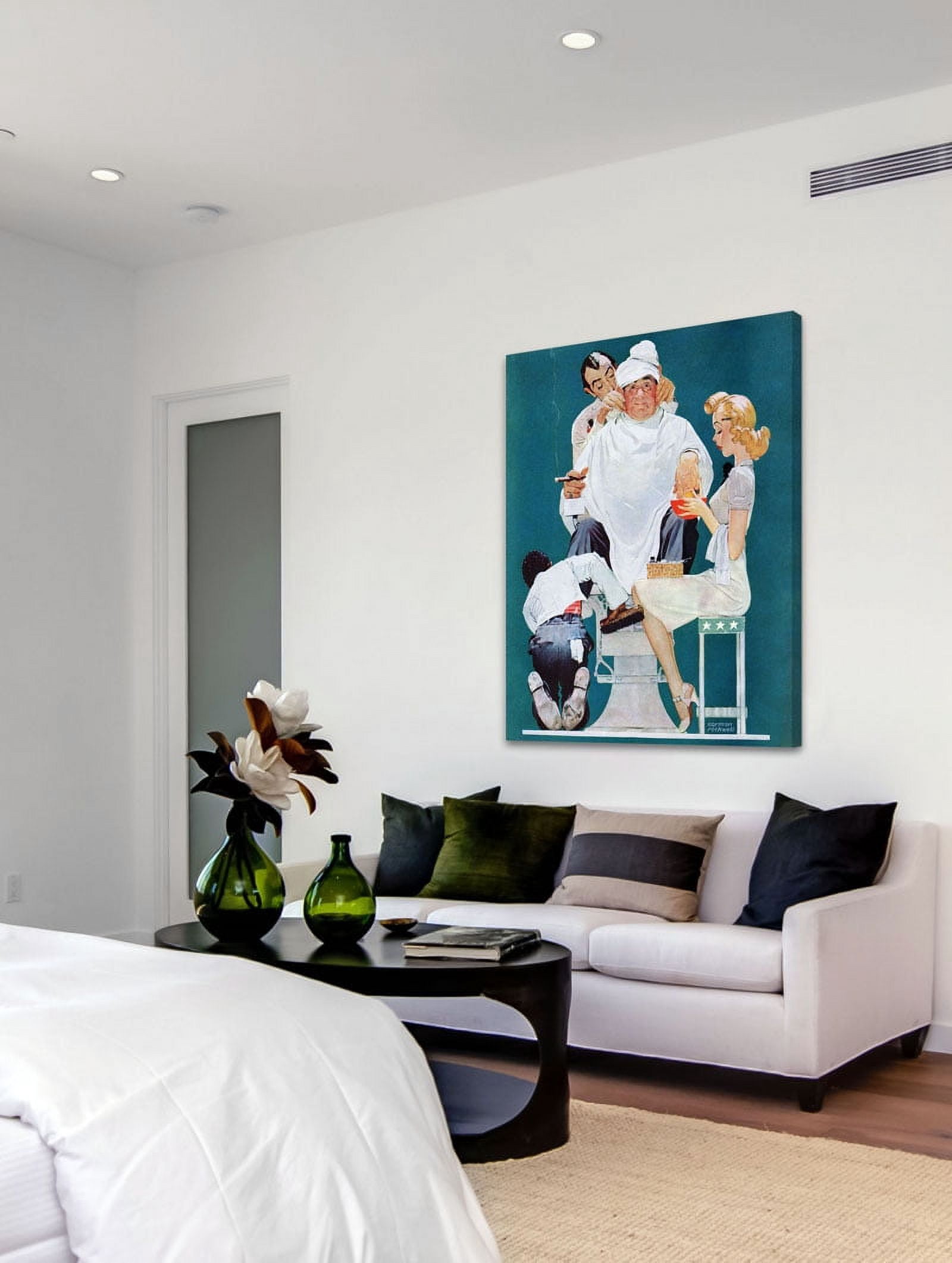 Marmont Hill "Full Treatment" by Norman Rockwell Painting Print on Canvas