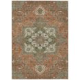 thumbnail image 2 of Addison Rugs Chantille Indoor/Outdoor Traditional Vintage Rust Washable Rectangle Rug, 3' x 5', 2 of 6