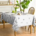 thumbnail image 2 of Spring Summer Tablecloth 60x84 Inch Rectangular, Wild Flowers Floral Table Cover for Party Picnic Dinner Decor, 2 of 5