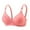 Hot Pink, variant on Aofany Push up Bars for Women Breathable Gatherd Bras Solid Color Plus Size Seamless Spaghetti Straps Support Wireless Bras, 36B/C-44B/C, Gifts for Women