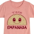 thumbnail image 3 of Instant Message - E Is For Empanada - Toddler & Youth Girls Short Sleeve Graphic T-Shirt, 3 of 7