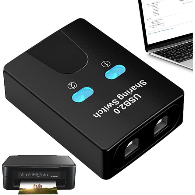 Drucker umschalter con 2 puertos, USB Drucker comparte ausrüstung | 2 en 1 con Shunt usb, USB Drucker ausrüstung für tastatur, plataforma paralela