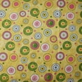 thumbnail image 3 of Cotton Tablecloth Circles Print Yellow, 3 of 3