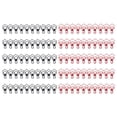 thumbnail image 3 of Abrazaderas De Papel 100 Piezas Clips De Carpeta Negros Y Rojos Fuerza De Sujeción Fuerte Para Oficina ANGGREK Arte y Manualidades, 3 of 8