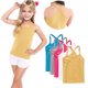 thumbnail image 1 of Odeerbi Camisetas de Las Niñas de 5 Paquetes Camisetas de Algodón Y Espalda Camisetas Bajas Sin Mangas Básicas Suaves, 1-13 Años, 1 of 9
