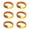 Orange, variant on Necvior 6pcs Color Changing LED Bracelets Children Birthday Accessories Concert Jewelry